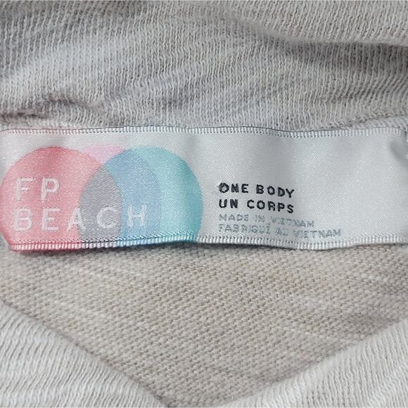 Free People Beach Cocoon Cowl Neck Pullover Sweater Beige Size XS/S - Picture 5 of 7